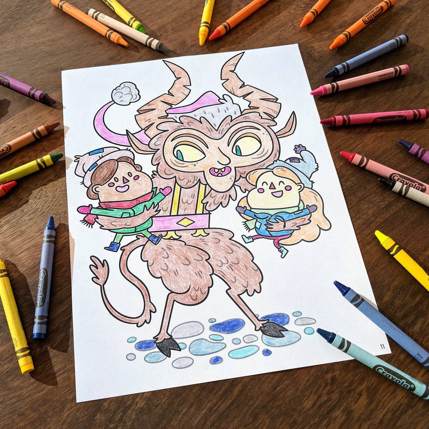 Hazy Dell Christmas! Coloring Book