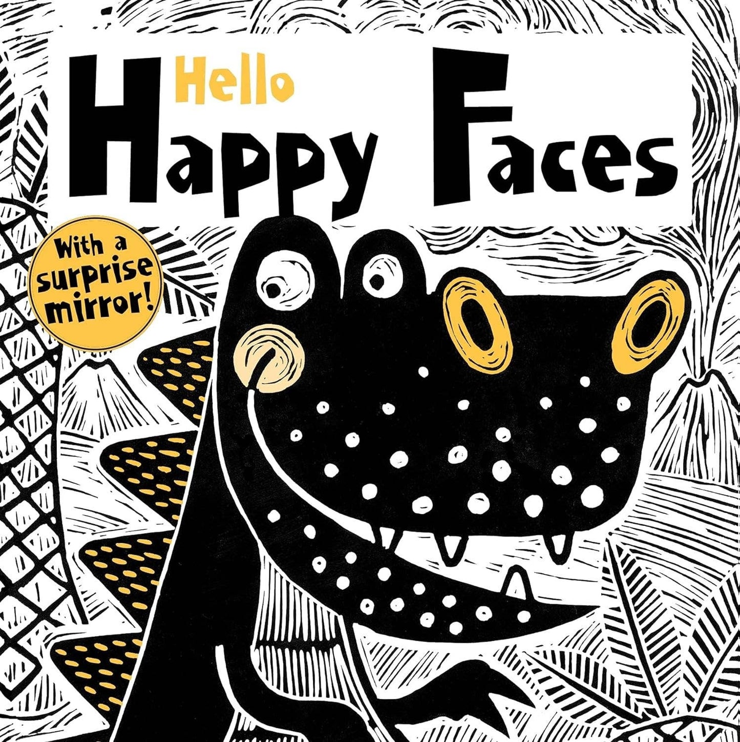 Hello Happy Faces - High Contrast Board Book