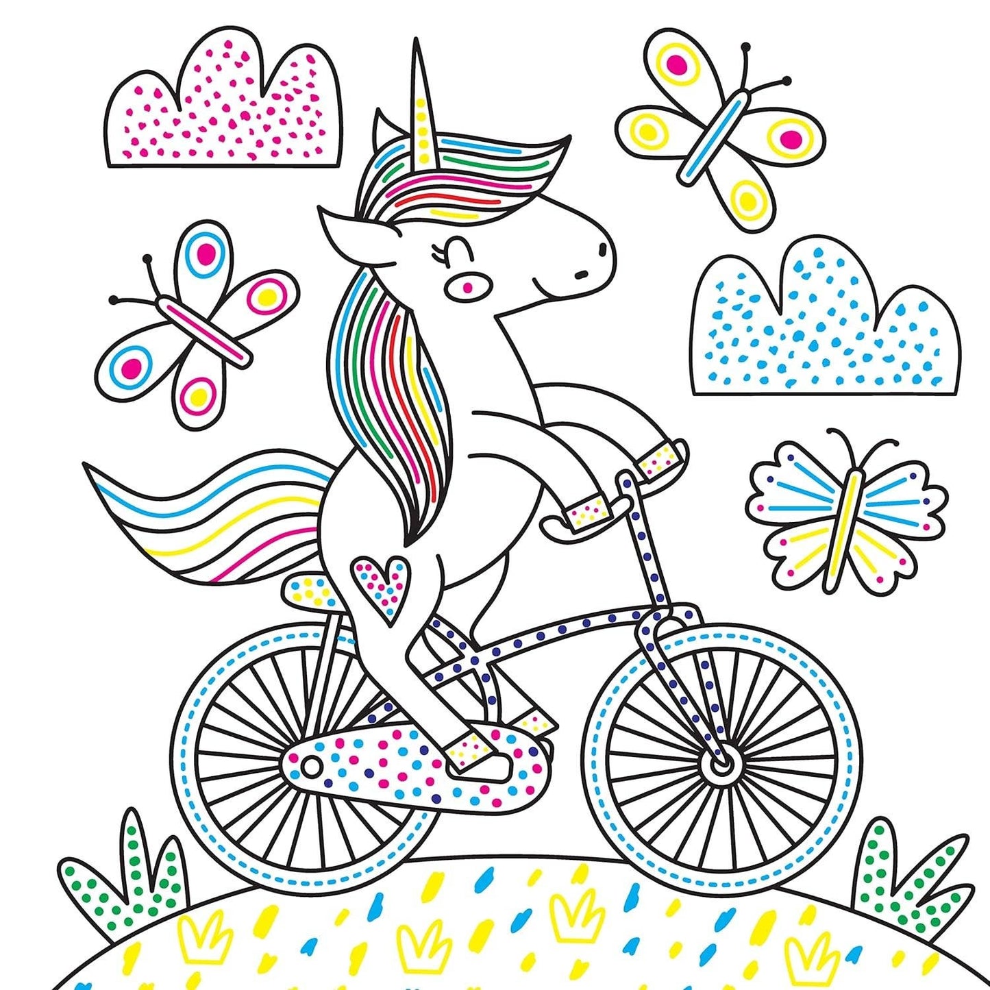 Easy and Fun Paint Magic with Water: Unicorns and Friends