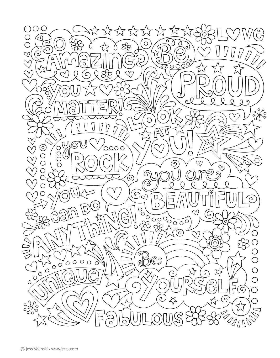 Notebook Doodles Go Girl! - Coloring for Tweens