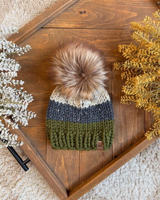 The Classic Cilantro/Graphite/Oatmeal