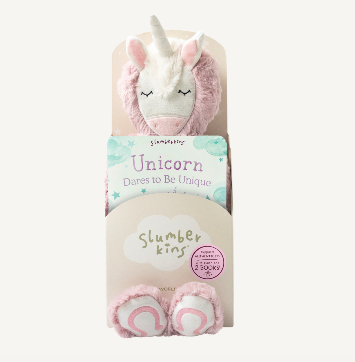 Unicorn's Authenticity Plush Set - with 2 books!