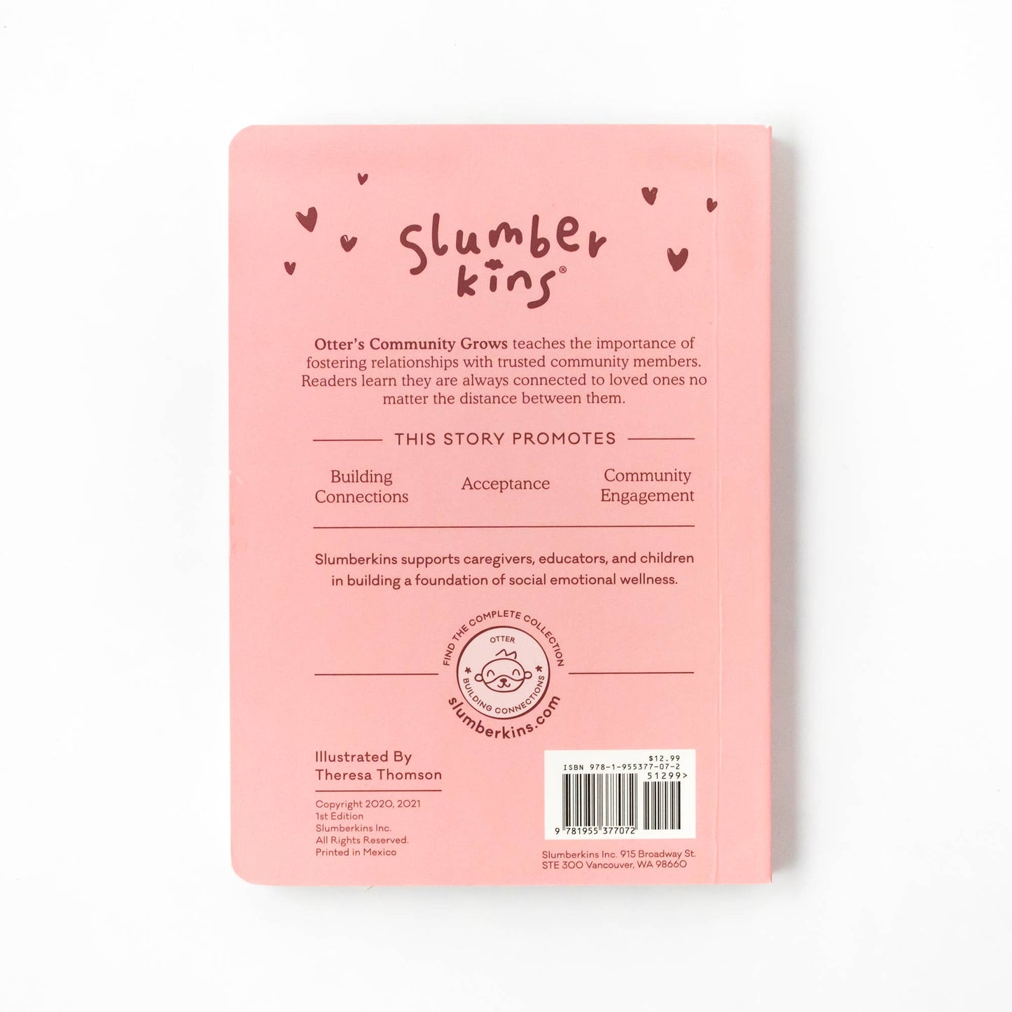 Otter's Building Connections Plush Set - with 2 books!