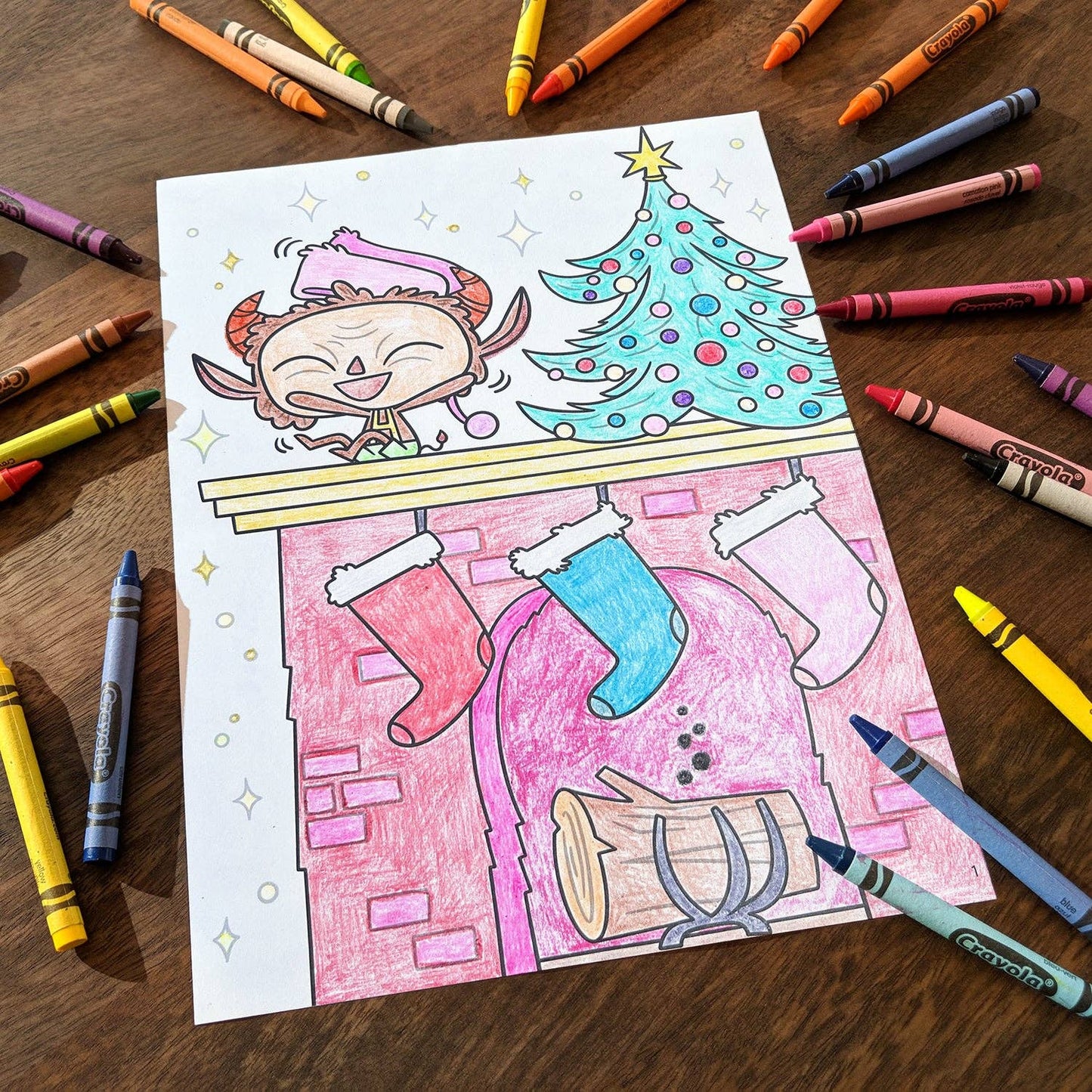 Hazy Dell Christmas! Coloring Book