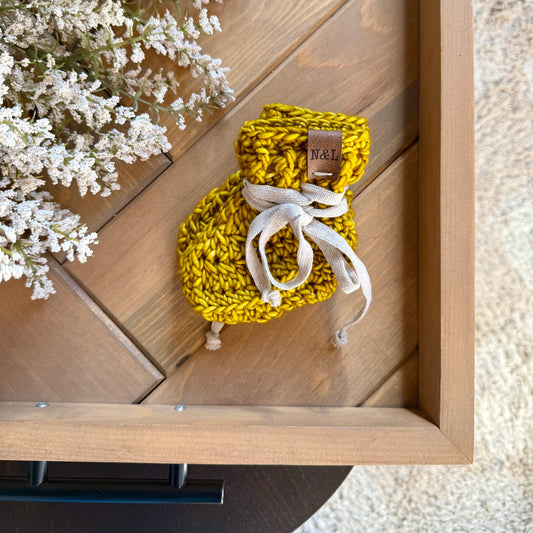 Luxury Hand Dyed Merino Wool Frank Ochre