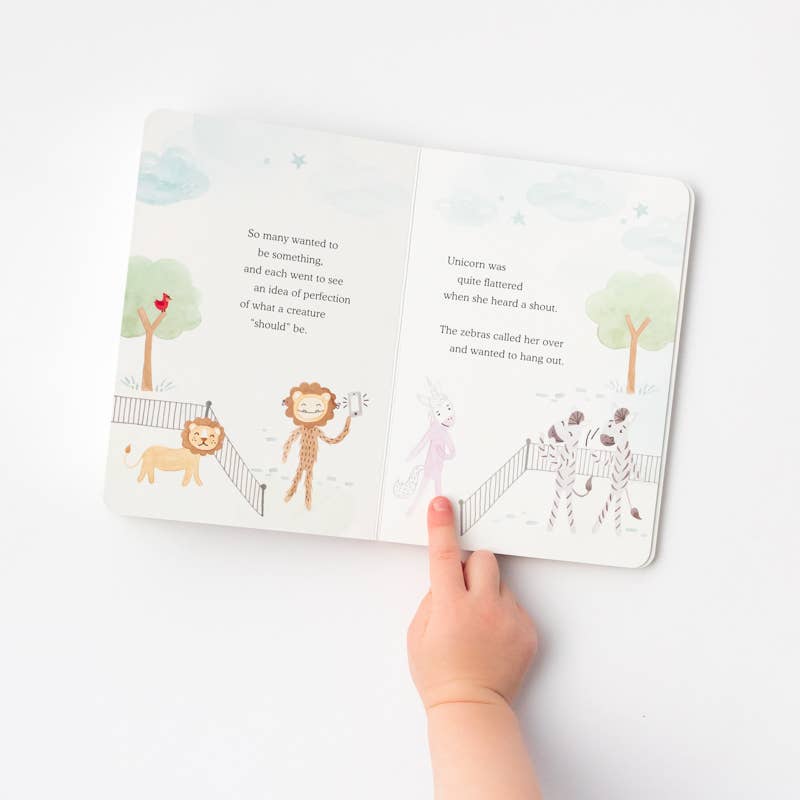 Unicorn's Authenticity Plush Snuggler Set - with 2 books!