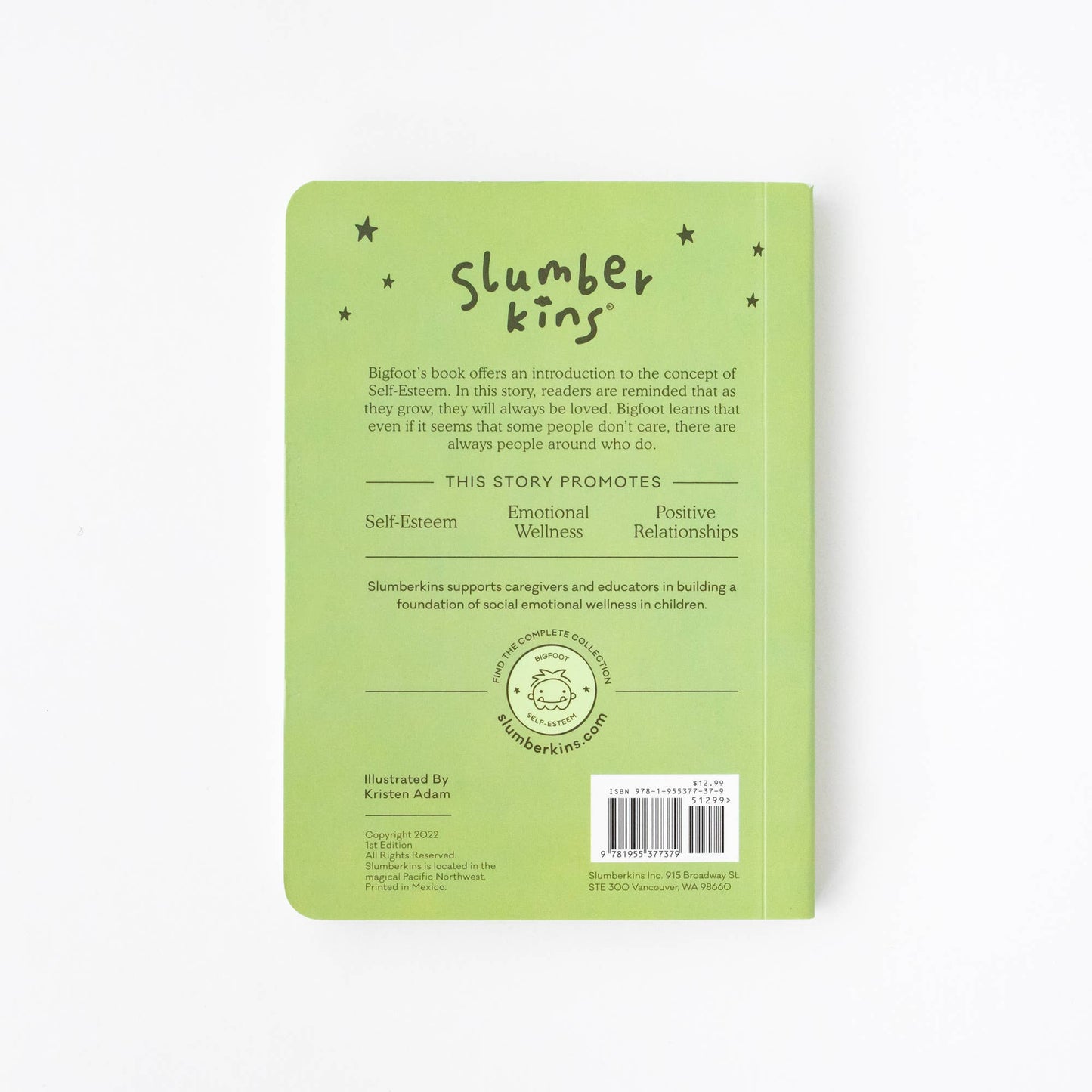 Bigfoot's Self Esteem Plush Set - with 2 books!