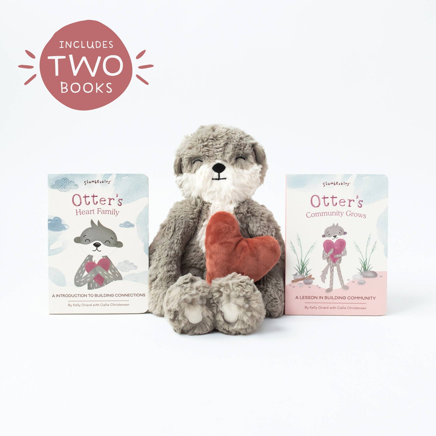 Otter's Building Connections Plush Set - with 2 books!