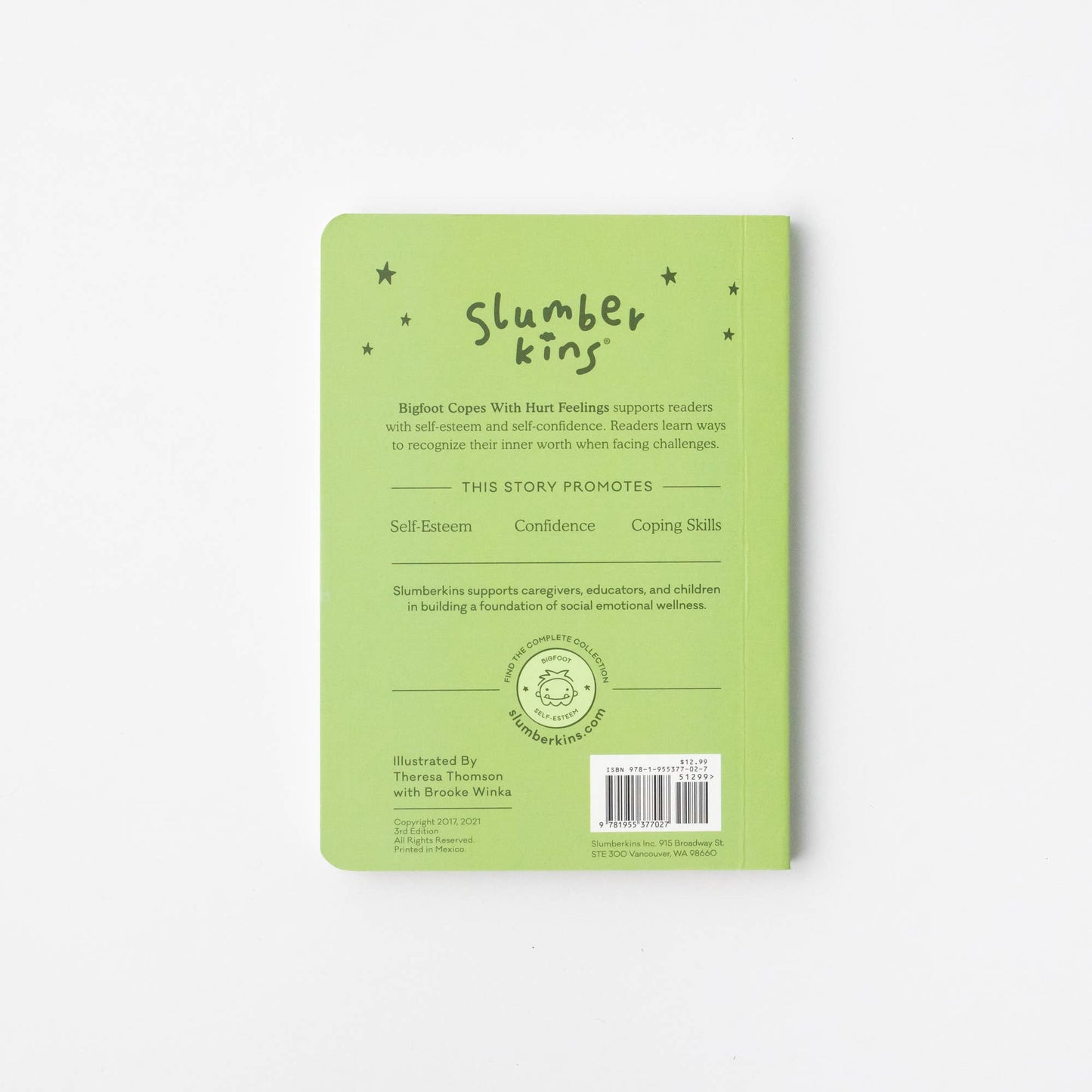 Bigfoot's Self Esteem Plush Set - with 2 books!