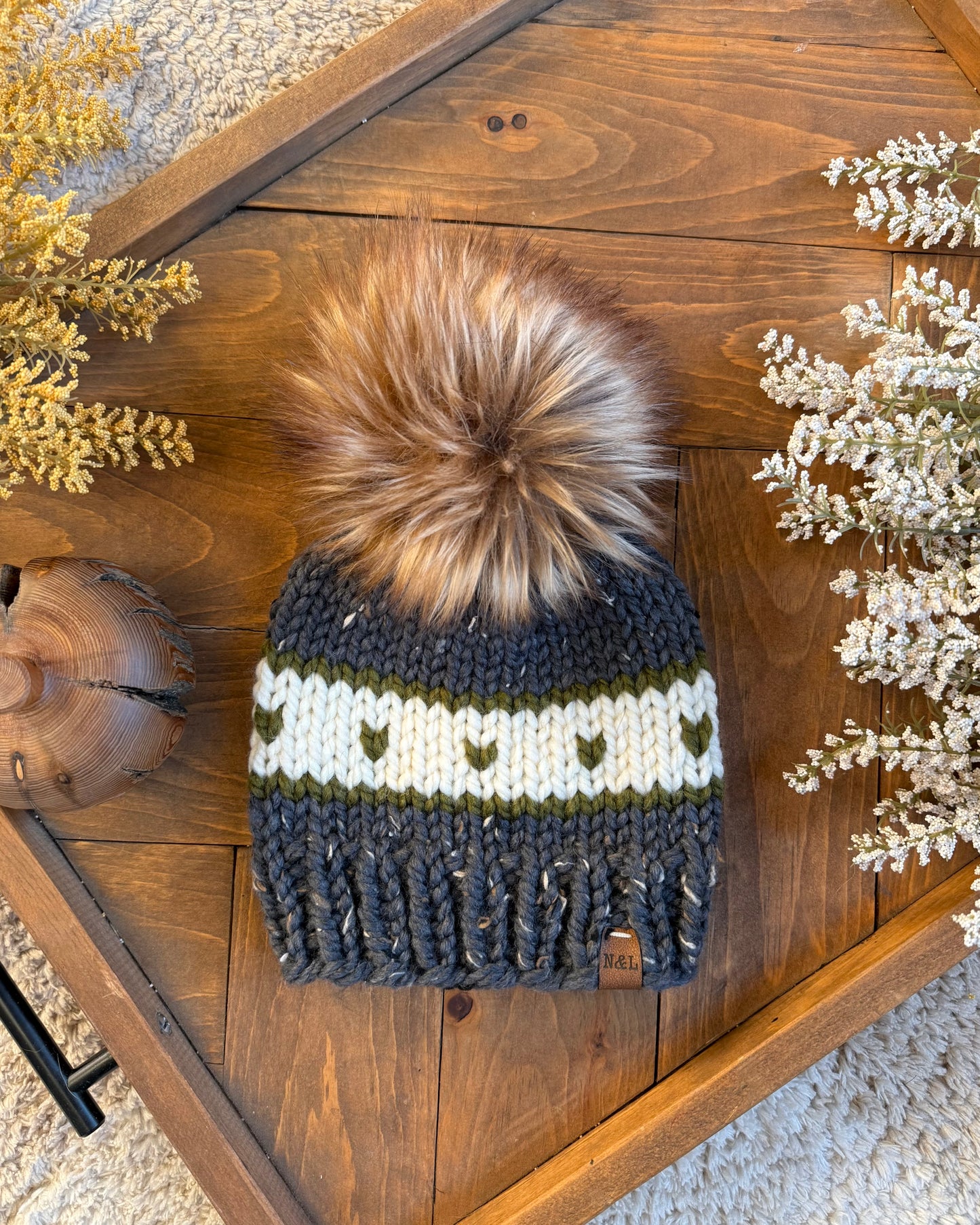 The Westfort Graphite/Cilantro/Cream