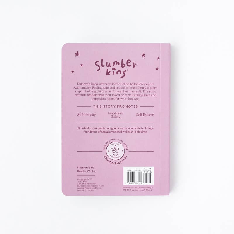 Unicorn's Authenticity Plush Snuggler Set - with 2 books!