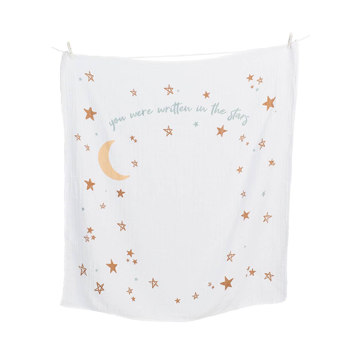 Baby’s 1st Year Swaddle & Milestone Card Gift Set - Stars