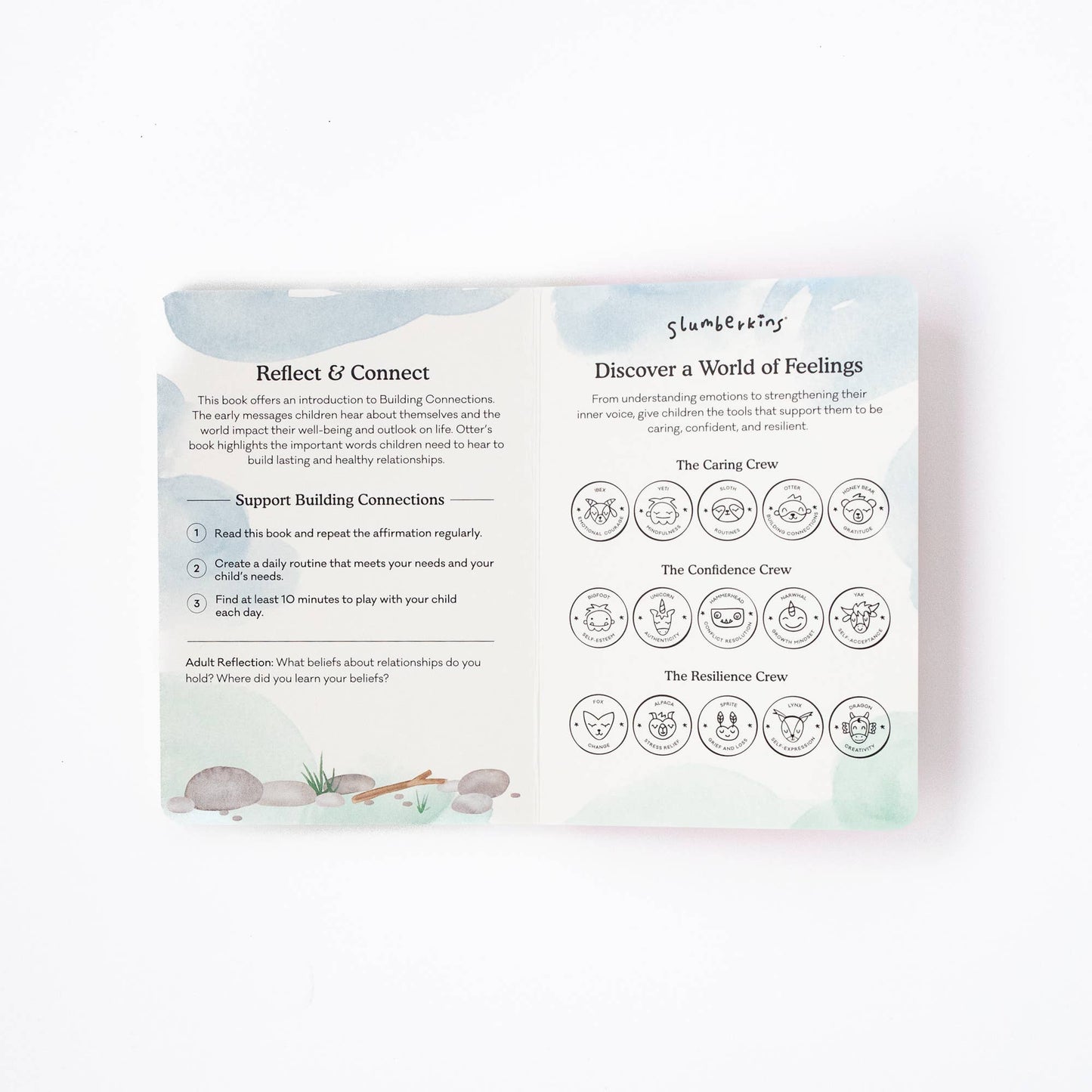 Otter's Building Connections Plush Set - with 2 books!