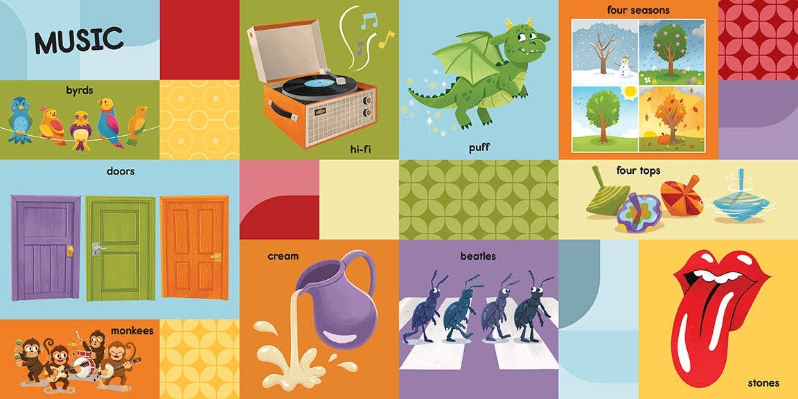 First 100 Words From the 60s (Highchair U/board book)