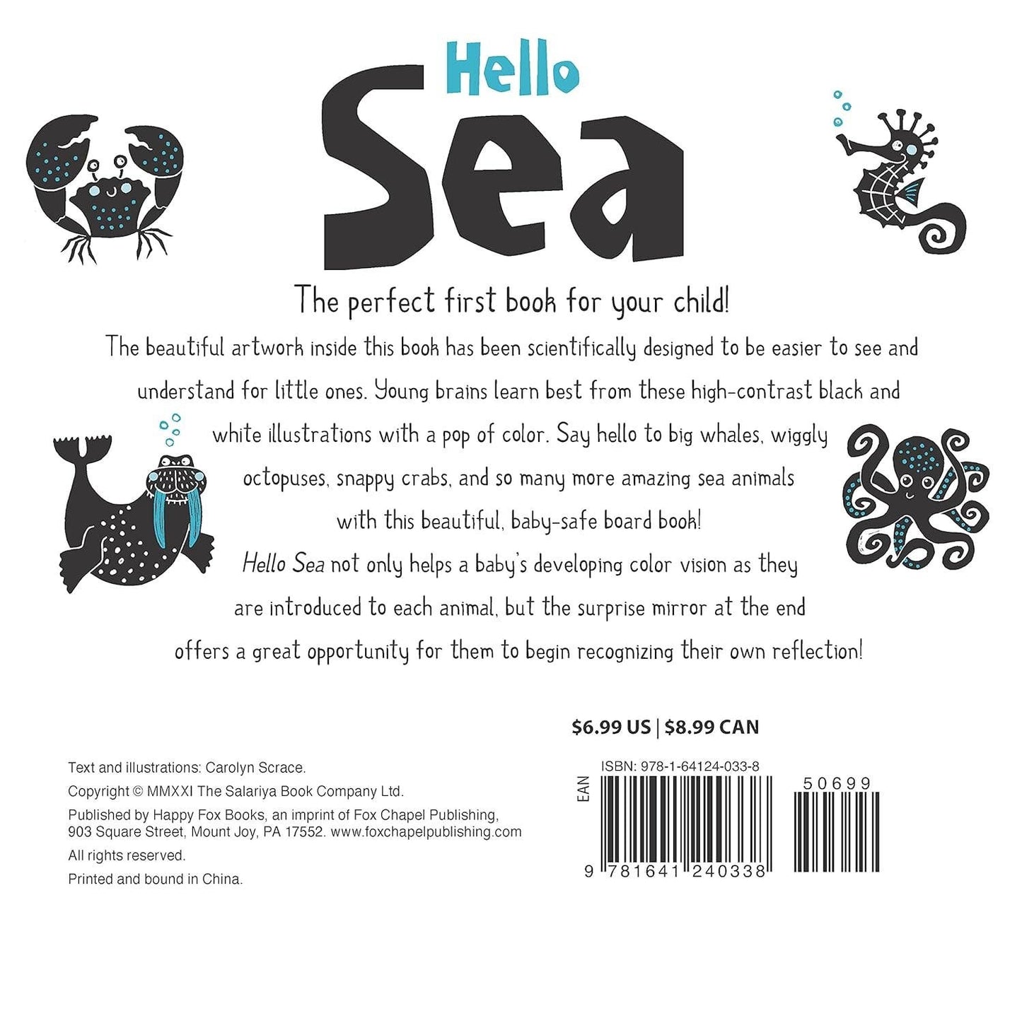 Hello Sea - High Contrast Board Book